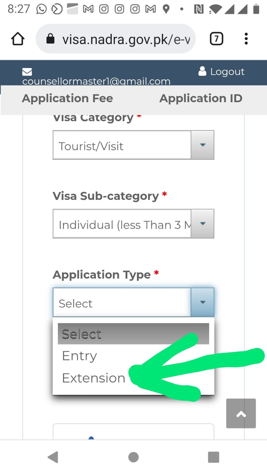 how to extend pakistan visit visa